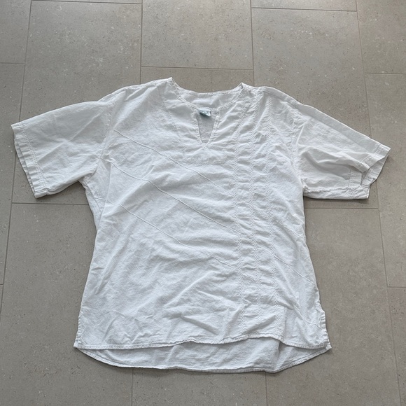 togue de algonquin Tops - Elegant White Women's Blouse